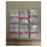 6- 6 PACKS OF WASH CLOTHS