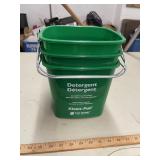 3 DETERGENT BUCKETS
