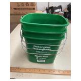 3 DETERGENT BUCKETS