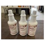 3 BOTTLES OF BOLEX TOILET CLEANER