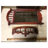 WALL MIRROR AND SHELF