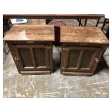 PAIR OF ENDSTANDS