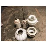 LOT OF LAMPS AND SHADES