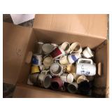 LARGE BOX OF MUGS