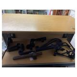 WOODEN SCRIBE AND IRON