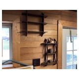 WALL SHELFS WITH CONTENTS