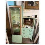 ANTIQUE PAINTED SECRETARY