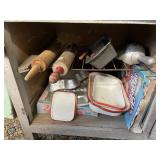 ROLLING PINS, PORCELAIN AND MISC