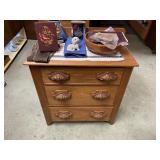 3 DRAWER ANTIQUE STAND