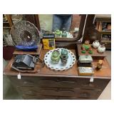 GLASSWARE, CANERAS, TOYS AND MISC