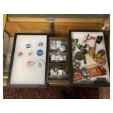 CASES WITH CONTENTS AND THIMBLES