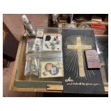 RELIGIOUS, JEWELRY AND ADVERTISING