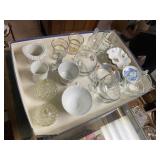 TEA CUPS AND GLASSWARE