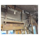 MIRROR FRAME AND STOOL