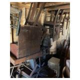 CORNER OF ASSORTED FURNITURE AND CHAIRS