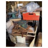 HOOSIER TOP, TABLES AND ASSORTED