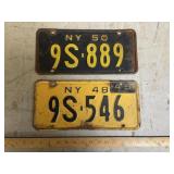 2 NY PLATES