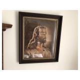 FRAMED PRINT OF JESUS