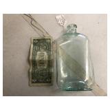 ROCHESTER GLASS WORKS FLASK