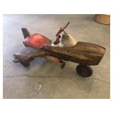 RARE ATOMIC MISSILE PEDAL CAR RARE ATOMIC MISSILE PEDAL CAR