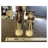 PAIR OF VICTORIAN GIRLS DECANTERS