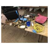 ASSORTED LOT WITH TOTE