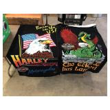 2 HARLEY DAVIDSON TOWELS 2 HARLEY DAVIDSON TOWELS