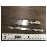 STERLING CAKE UTENCILS STERLING CAKE UTENCILS