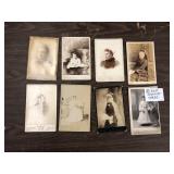 LOT OF 8 CABINET CARDS LOT OF 8 CABINET CARDS