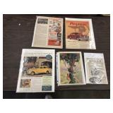 LOT OF 5 ADVERTISINGS LOT OF 5 ADVERTISINGS