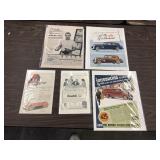 LOT OF 5 ADVERTISINGS