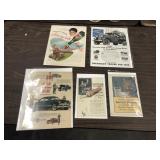 LOT OF 5 ADVERTISINGS