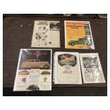 LOT OF 5 ADVERTISINGS