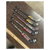 Mini hockey sticks