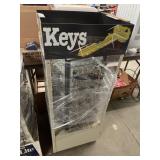 Key display with uncut keys