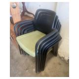 5 office chairs