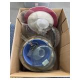 Pyrex frying pan and misc