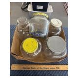 Glass jars