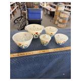 Fire king bowl set
