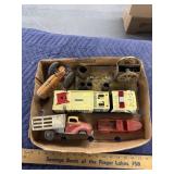 Assorted vintage toys
