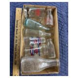 Milk bottle sand collector glasses