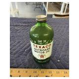 Texaco outboard oil bottle