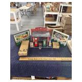 Metal hallmark gas station