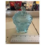 Blue candy dish