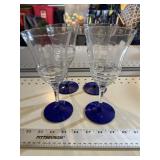 Cobalt glasses