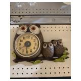 Vintage owl clock