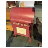 Metal letters to Santa mail box