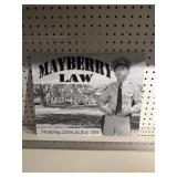 Mayberry law metal sign