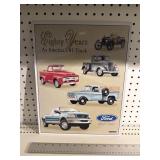 Metal ford sign