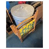 Wood folding chair